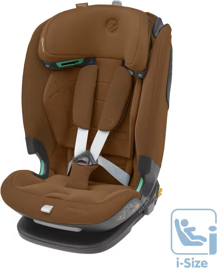 Maxi Cosi automobilinė kėdutė Titan Pro i-Size, 9-36 kg, Authentic Cognac kaina ir informacija | Autokėdutės | pigu.lt