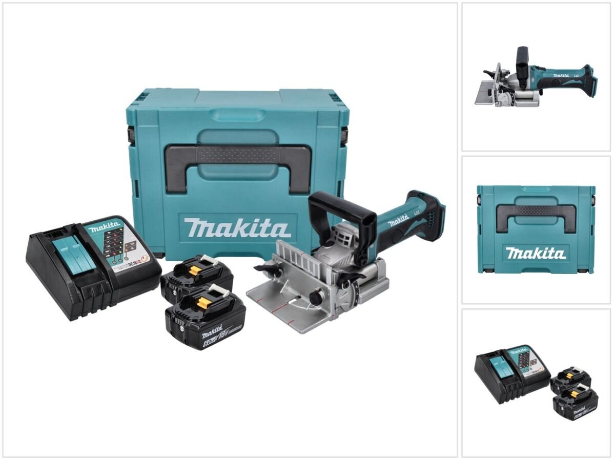 Akumuliatorinė freza Makita DPJ 180 RGJ kaina ir informacija | Mechaniniai įrankiai | pigu.lt