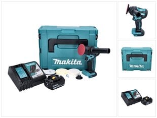 Аккумуляторная шлифовально-полировальная машина Makita DPV 300 RT1J цена и информация | Шлифовальные машины | pigu.lt