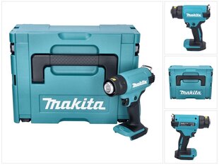 Аккумуляторный фен с горячим воздухом Makita DHG 180 ZJ цена и информация | Строительные фены | pigu.lt