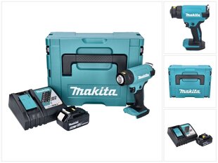 Аккумуляторный фен с горячим воздухом Makita DHG 180 RG1J цена и информация | Строительные фены | pigu.lt