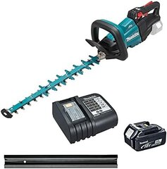 Аккумуляторный кусторез Makita DUH 502 SF 18 В 50 см, с аккумулятором и зарядным устройством цена и информация | Кусторезы, ножницы для газона | pigu.lt