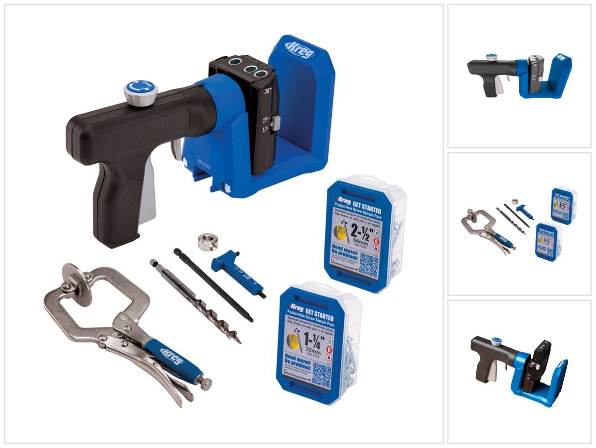 Gręžimo šablonas Kreg Pocket Hole Jig 520 Pro kaina ir informacija | Mechaniniai įrankiai | pigu.lt