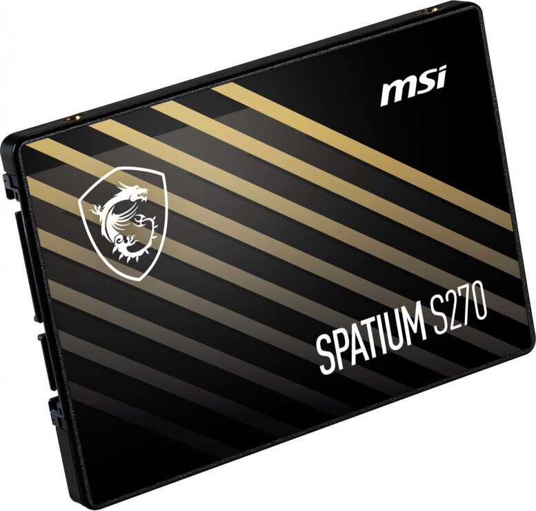 MSI Spatium M260 S78-440P130-P83 цена и информация | Vidiniai kietieji diskai (HDD, SSD, Hybrid) | pigu.lt