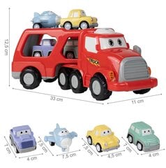 Žaislinių transporto priemonių rinkinys MalPlay kaina ir informacija | Žaislai berniukams | pigu.lt