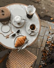 Картина по номерам 40x50 cm.  "Завтрак на улице" цена и информация | Живопись по номерам | pigu.lt