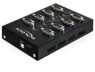 Delock 61860, DC/USB-B/DB9 kaina ir informacija | Kabeliai ir laidai | pigu.lt