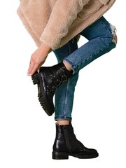 Женские кожаные сапоги Шеловет, черные цена и информация | Женские сапоги | pigu.lt