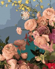 Картина по номерам 40x50 см  "Нежные розы" цена и информация | Живопись по номерам | pigu.lt