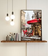 Картина по номерам 40x50 cm.  "Встреча в кафе" цена и информация | Живопись по номерам | pigu.lt
