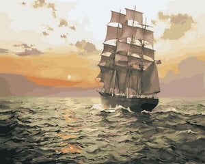 Tapyba pagal skaičius Oh Art! White Sails, 40x50 cm kaina ir informacija | Tapyba pagal skaičius | pigu.lt