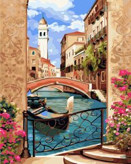 Tapyba pagal skaičius Oh Art! Sunny Venice, 40x50 cm kaina ir informacija | Tapyba pagal skaičius | pigu.lt