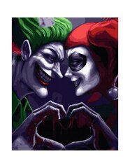 Tapyba pagal skaičius Oh Art! Joker and Harley, 40x50 cm kaina ir informacija | Tapyba pagal skaičius | pigu.lt