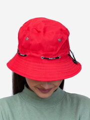 Czapka damska typu bucket hat Shelovet czerwona 78059-10 цена и информация | Женские шапки | pigu.lt