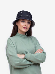 Czapka damska typu bucket hat Shelovet czarna 78527-10 цена и информация | Женские шапки | pigu.lt