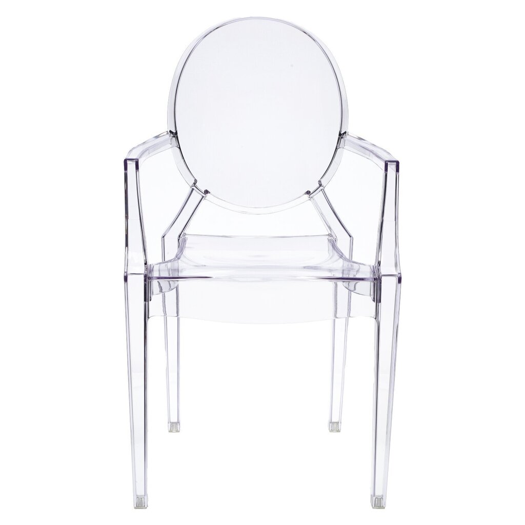 Kėdė D2 Design Royal Louis Ghost, skaidri цена и информация | Virtuvės ir valgomojo kėdės | pigu.lt