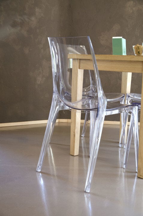 Kėdė Scab Design Vanity, skaidri kaina ir informacija | Virtuvės ir valgomojo kėdės | pigu.lt