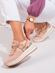 Sneakersy damskie sznurowane Potocki pudrowe 80777-19 цена и информация | Спортивная обувь, кроссовки для женщин | pigu.lt