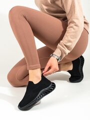 Materiałowe buty sportowe czarne Shelovet 81167-18 цена и информация | Спортивная обувь, кроссовки для женщин | pigu.lt