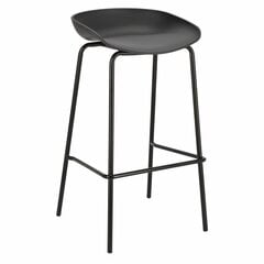 Барный стул Grego черный современный 75 см цена и информация | Стулья для кухни и столовой | pigu.lt