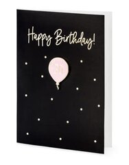 Открытка "Happy birthday 30" с булавкой, 10,5х14,8 см цена и информация | Конверты, открытки | pigu.lt