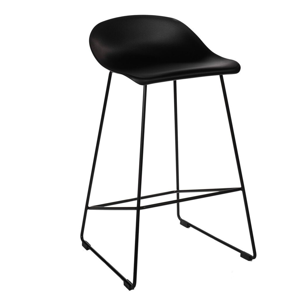 Baro kėdė Intesi Molly, 90 cm, juoda kaina ir informacija | Virtuvės ir valgomojo kėdės | pigu.lt