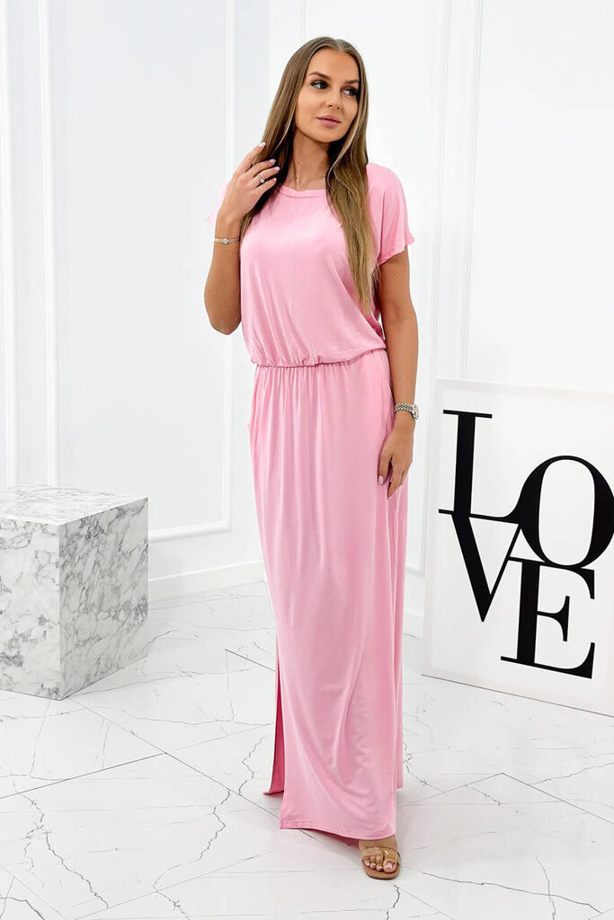 Suknelė moterims 24952, rožinė kaina ir informacija | Suknelės | pigu.lt