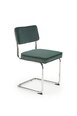 4-ių kėdžių komplektas K510, žalias/sidabrinis