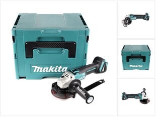 Аккумуляторная угловая шлифовальная машина Makita DGA 504 ZJ цена и информация | Шлифовальные машины | pigu.lt