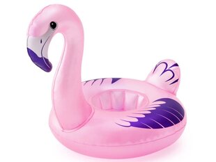 Pripučiamas gėrimų laikiklis Bestway Float'n Fashion, 26,5 x 24 cm, rožinis flamingas kaina ir informacija | Pripučiamos ir paplūdimio prekės | pigu.lt