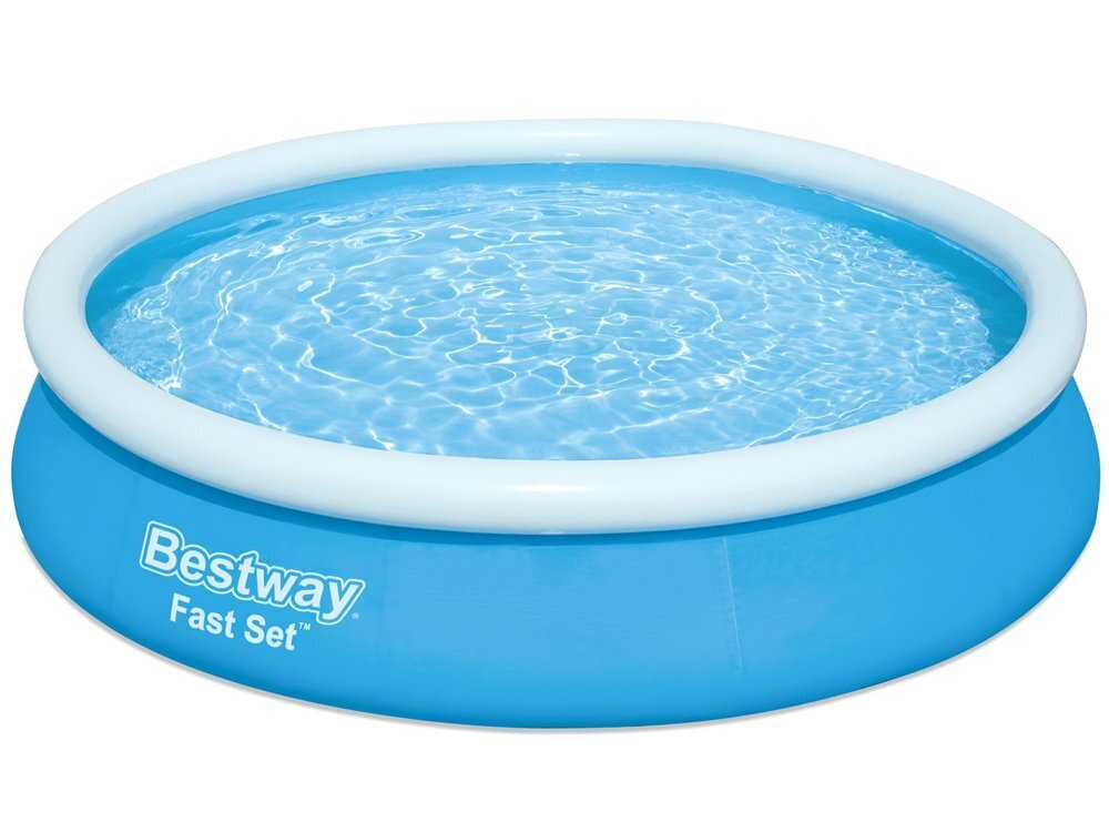 Pripučiamas baseinas vaikams Bestway Fast Set, 366 x 76 cm, su filtru цена и информация | Baseinai | pigu.lt