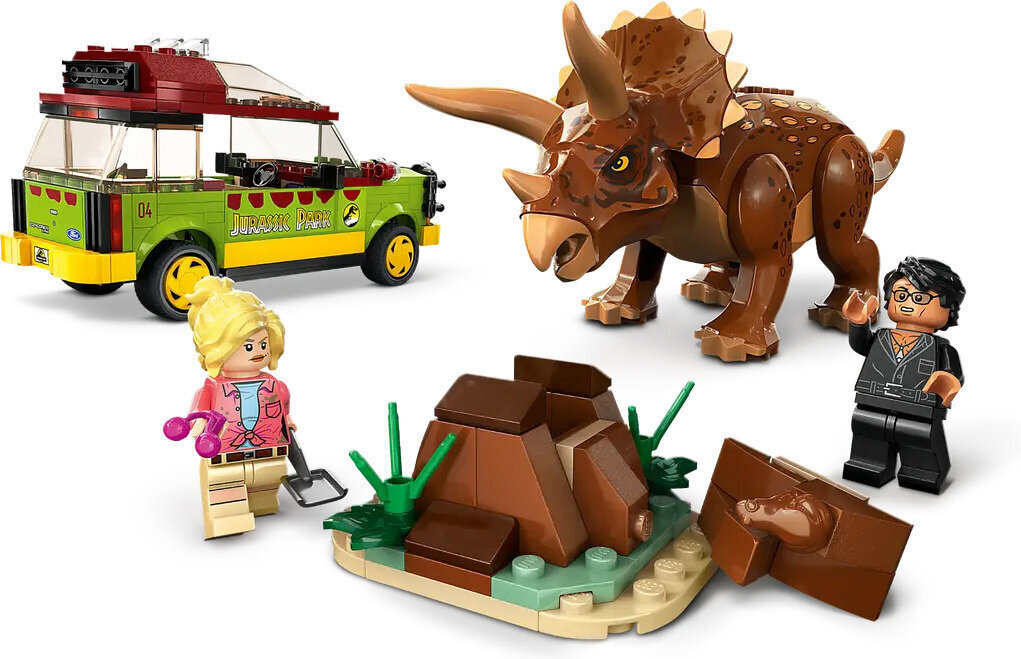 76959 LEGO® Jurassic World Triceratopso tyrinėjimai kaina ir informacija | Konstruktoriai ir kaladėlės | pigu.lt