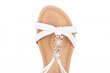 Basutės moterims Love Shoes 265732041025, baltos цена и информация | Basutės moterims | pigu.lt