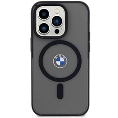 Etui BMW BMHMP14LDSLK iPhone 14 Pro 6.1" czarny|black hardcase Signature MagSafe цена и информация | Чехлы для телефонов | pigu.lt