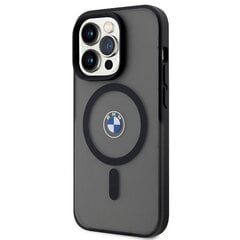 Etui BMW BMHMP14XDSLK iPhone 14 Pro Max 6.7" czarny|black hardcase Signature MagSafe цена и информация | Чехлы для телефонов | pigu.lt