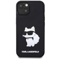 Karl Lagerfeld KLHCP14M3DRKHNK iPhone 14 Plus 6.7" czarny|black hardcase Rubber Choupette 3D цена и информация | Чехлы для телефонов | pigu.lt