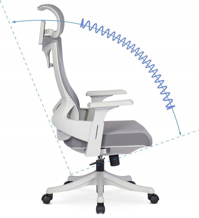 Biuro kėdė Mebel Elite, Caret 2, pilka kaina ir informacija | Biuro kėdės | pigu.lt