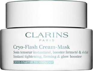 Intensyviai senėjimą stabdanti kreminė kaukė Clarins Krio-Flash, 75 ml kaina ir informacija | Veido kaukės, paakių kaukės | pigu.lt