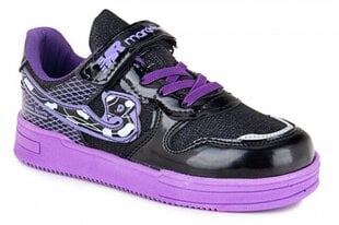 Sportiniai batai mergaitėms Maranta 340584035751, juodi/violetiniai kaina ir informacija | Sportiniai batai vaikams | pigu.lt