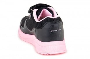 Sportiniai bateliai mergaitėms New Hunter 342360035715, juodi kaina ir informacija | Sportiniai batai vaikams | pigu.lt