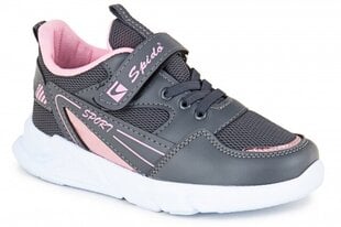Sportiniai batai mergaitėms Spido 343414035729, pilki kaina ir informacija | Sportiniai batai vaikams | pigu.lt
