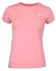 Marškinėliai mergaitėms 4F HJZ22 JTSD001 56S, rožiniai kaina ir informacija | Marškinėliai mergaitėms | pigu.lt