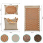 Akupresūros masažinis kilimėlis Akumata ECO, 72 x 43cm, smėlio spalvos цена и информация | Masažo reikmenys | pigu.lt