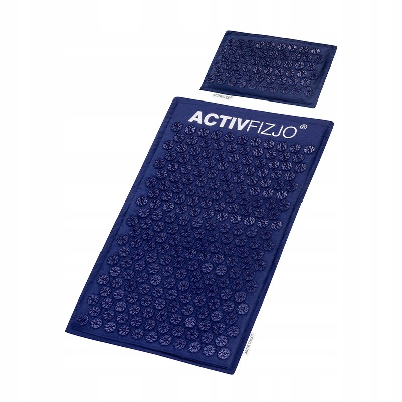 Akupresūros masažinis kilimėlis su pagalve Activfizjo, Premium, 70 x 42cm, mėlynas цена и информация | Masažo reikmenys | pigu.lt