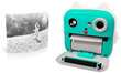 Vaikiškas nuotraukas spausdinantis fotoaparatas, žalias kaina ir informacija | Lavinamieji žaislai | pigu.lt