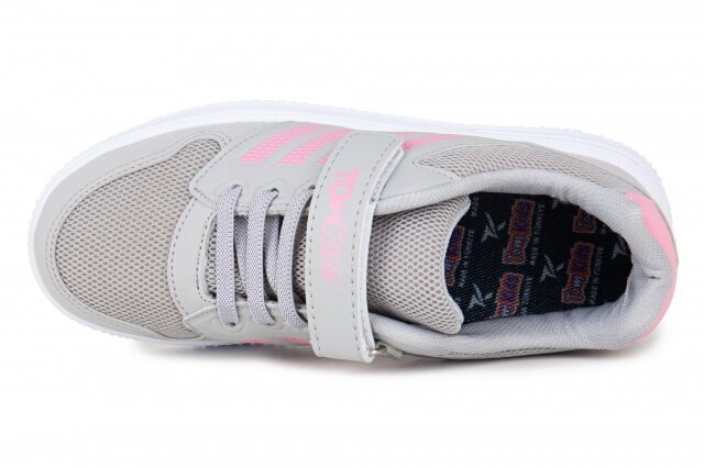 Sportiniai batai mergaitėms Tomkids 348103035253, pilki/rožiniai kaina ir informacija | Sportiniai batai vaikams | pigu.lt