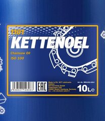 Kettenoel ISO 100 Mannol MN1101-10 Минеральное масло для смазки цепей 10л цена и информация | Моторные масла | pigu.lt