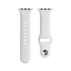 Evelatus Universal Apple Watch 38/40/41mm Silicone Loop White цена и информация | Аксессуары для смарт-часов и браслетов | pigu.lt