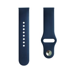 Evelatus Universal 22mm Silicone Loop Blue kaina ir informacija | Išmaniųjų laikrodžių ir apyrankių priedai | pigu.lt