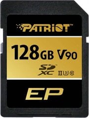 Atminties Kortelė - Patriot - 128GB EP V90 UHS-II U3 kaina ir informacija | Atminties kortelės telefonams | pigu.lt